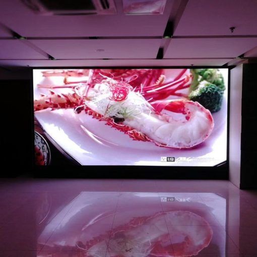 P2 indoor full color fixed LED video display screen