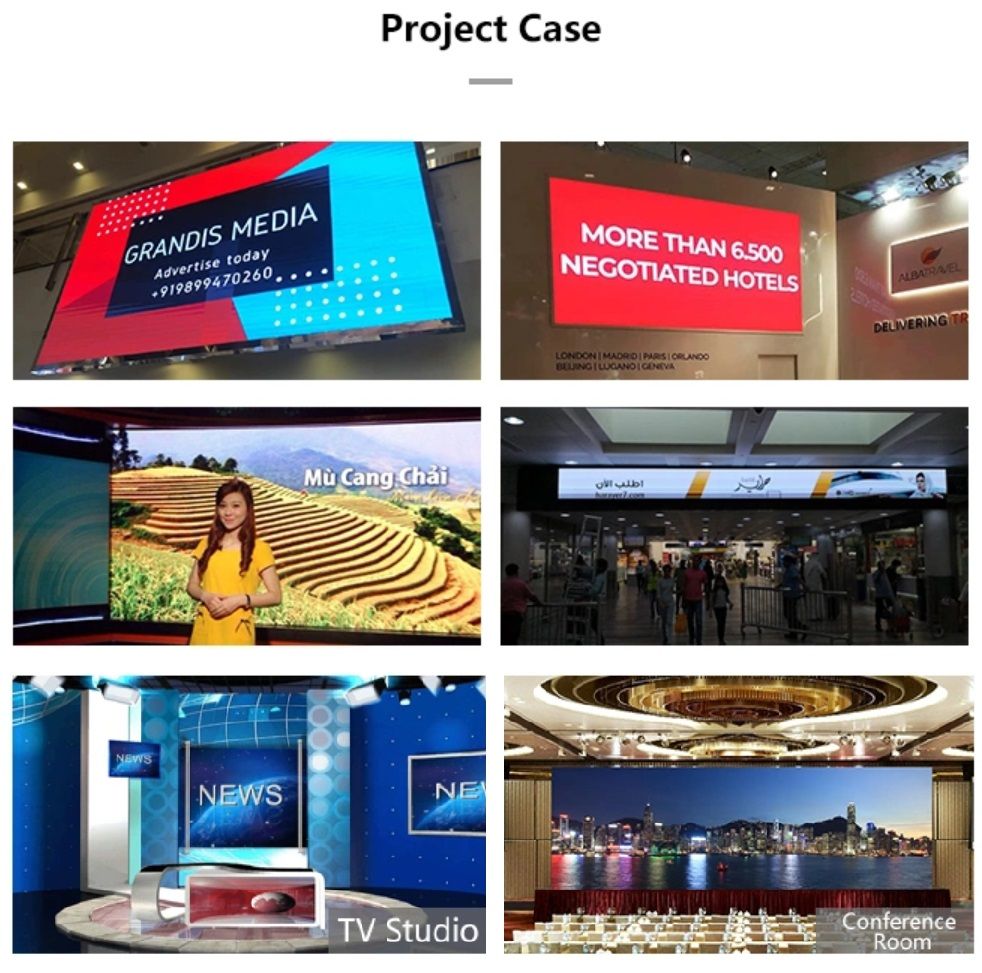Case study of small space display screen