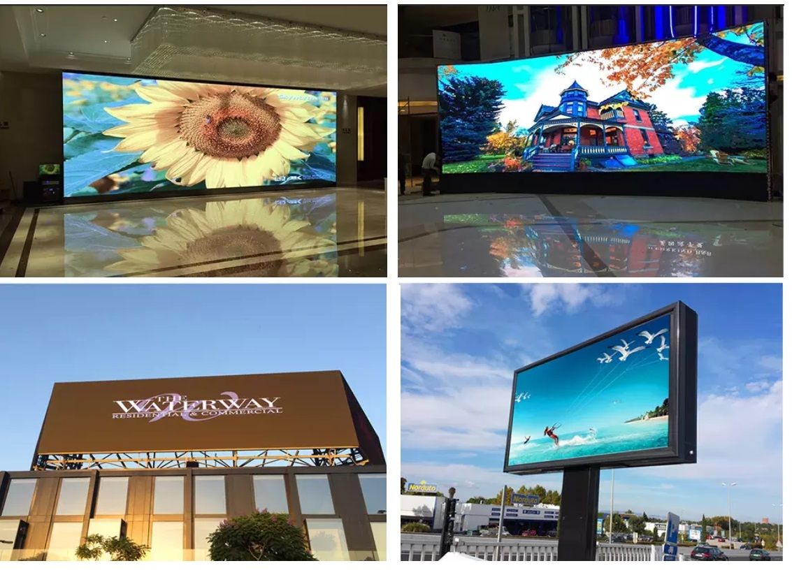 p4 indoor led display screen fixed led video wall case