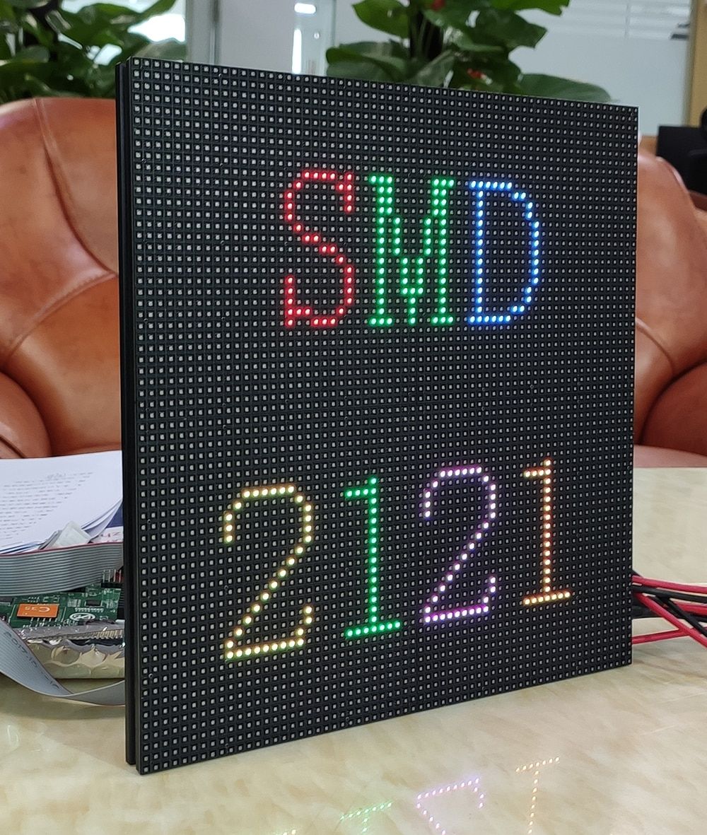 P4 indoor full color LED display panel 256*256mm 64*64 dots SMD2121 RGB