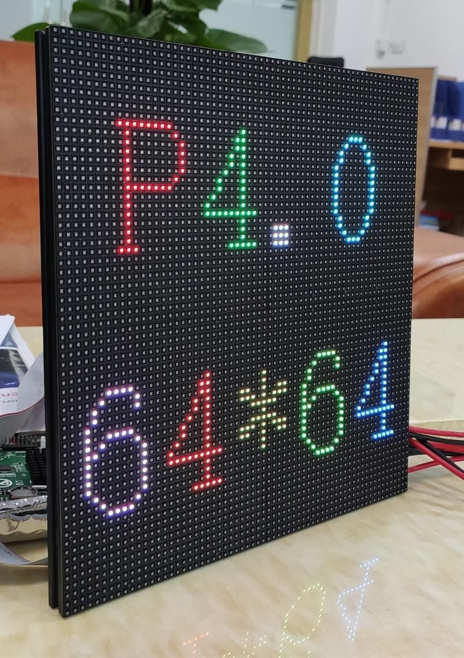 P4 indoor full color LED display panel 256*256mm 64*64 dots SMD2121 RGB