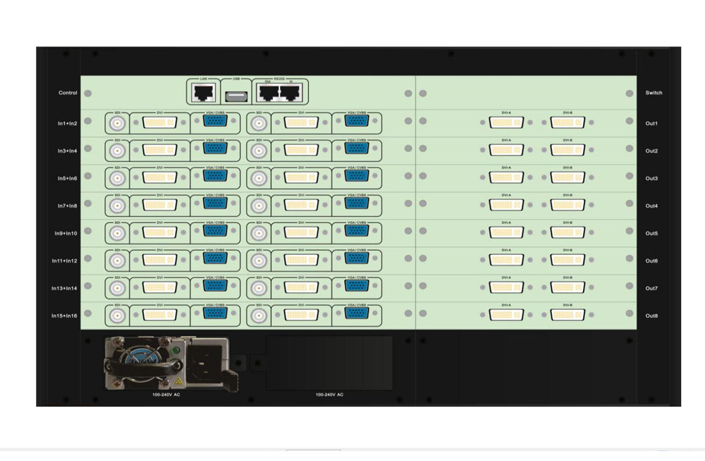 VDWall VF2000 Multi-window LED Video Wall Panels Processor